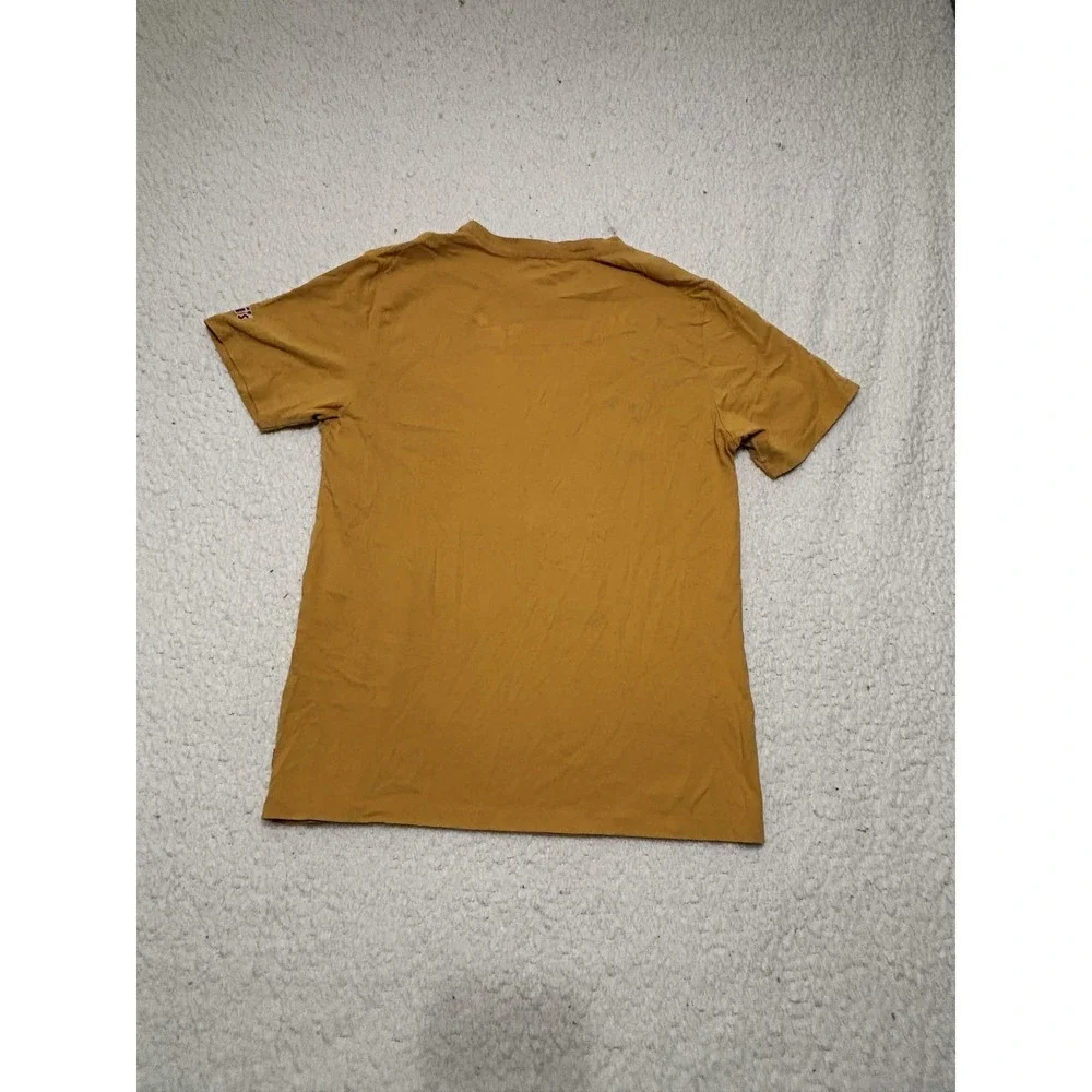 Levi's Mens Graphic Tee T-shirt S Yellow Altered State Of Mind Cotton 22491-1230